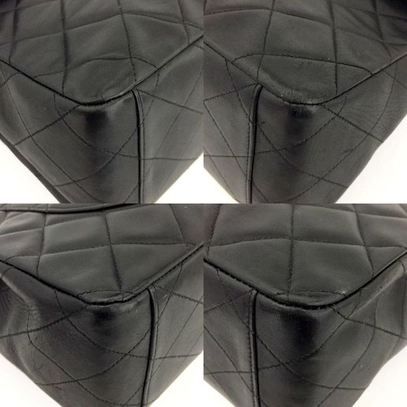 ❌❌ CHANEL Maxi Jumbo 34 Quilted Matelasse XL Lambskin vintage Crossbody flap Bag - Picture 11 of 16